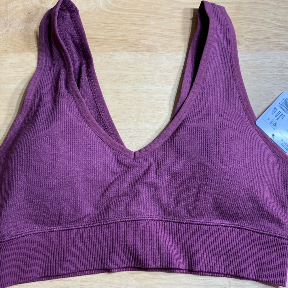 Jockey Seamfree Modal Waffle Knit V-Neck Medium Bralette
